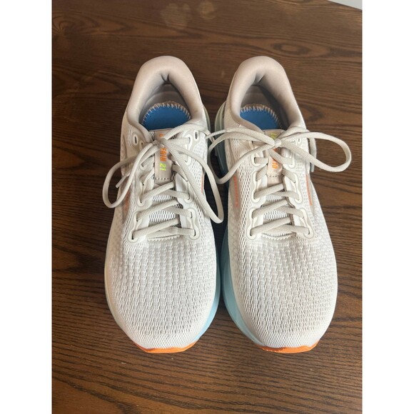 Brooks Glycerin 21 Women's Running Shoes Light Grey Orange Blue Wide Size 10 - Picture 1 of 9